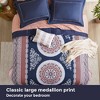 Stylish Boho Print Comforter Set, All Season Home Textile for Modern Bedroom Decor - 3 of 4