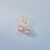 Ross-Simons 11.5-12.5mm Pink Cultured Pearl Drop Earrings in 14kt Yellow Gold - 3 of 4