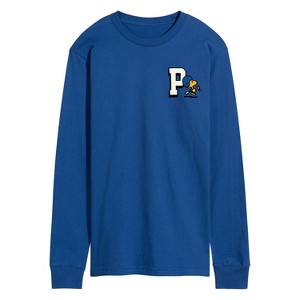 Men's - Peanuts - Franklin Collegiate Long Sleeve Graphic T-Shirt - 1 of 4