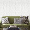 RoomMates Striped Hexagon Peel & Stick Wallpaper White/Gray: Modern Geometric Vinyl, Removable, Self-Adhesive, 28.2 Sq Ft - 2 of 4