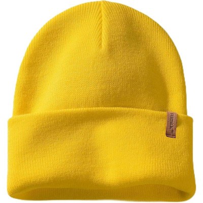 ZUPPAD Adult General Sizing Beanie for Men Women Cuffed Thick Knitted Unisex Winter Hat Beanies Skull Cap Hats 1 Pack