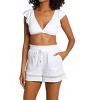 Women's Seaside Covers Beach Shorts - La Blanca - image 3 of 4