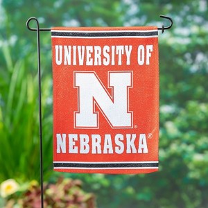 Embossed Suede Flag, GDN Size, University of Nebraska - 1 of 4