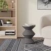 Leisuremod Aura Modern Plastic Side End Table, Indoor and Outdoor Use - 3 of 4