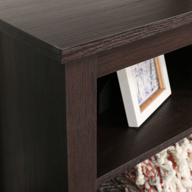 Transitional 4 Cubby Wood Open Storage TV Stand for TVs up to 65"- Saracina Home, 5 of 17
