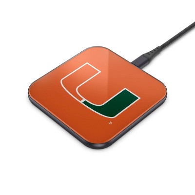 NCAA Miami Hurricanes Wireless 10W Charging Pad