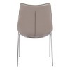 Set of 2 Encanto Dining Chairs - ZM Home: Brushed Stainless Steel - image 4 of 4