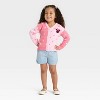 Toddler Girls' Disney Minnie Mouse Cardigan Sweater - Pink - 4 of 4