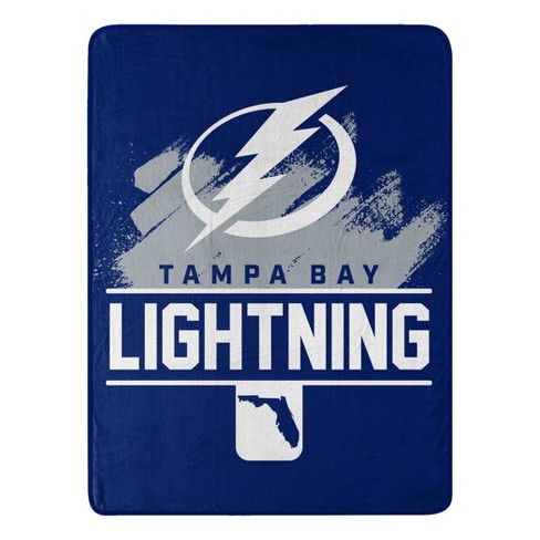 Northwest NHL Tampa Bay Lightning Toss Silk Touch Comfy Throw with Sleeves