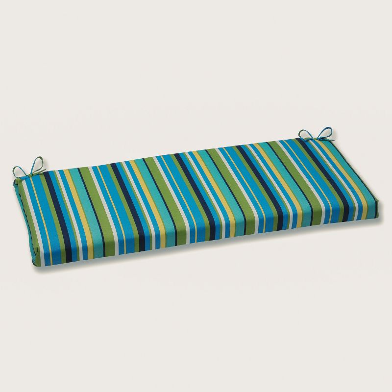 Outdoor Bench Cushion - Topanga Stripe - Pillow Perfect, 1 of 7