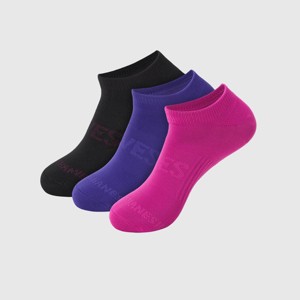 Hanes Women's Moves Premium Seamless Stretch 3pk No Show Socks - Assorted Color 5-9 - 1 of 4