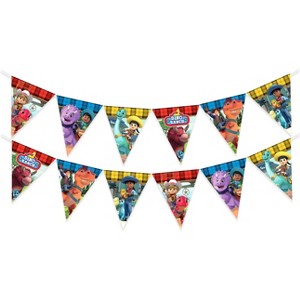 Treasures Gifted Dino Ranch Party Supplies - Pennant Banner - 2 Pack - 1 of 1
