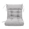 ARTPLAN All Weather Chair Outdoor Cushions of Adirondack Chair with High Back Wicker Tufted Pillow for Outdoor Furniture - 3 of 4