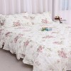 Pink Rose 3-Piece Comforter Set, King Size – Includes 1 Soft Lightweight Comforter and 2 Matching Pillowcases, Floral Bedding - 2 of 4