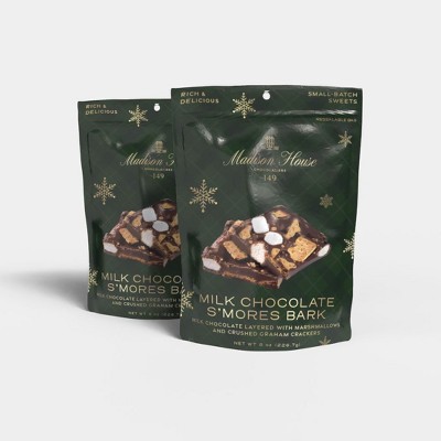 Madison House Chocolatiers - Milk Chocolate S'mores Bark - 1 pound bag
