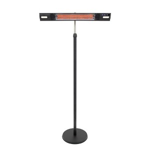 EnerG+ Freestanding Infrared Electric Outdoor Heater with LED and Remote - 1 of 4
