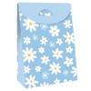 Big Dot of Happiness Blue Daisy Flowers - Floral Gift Favor Bags - Party Goodie Boxes - Set of 12 - 3 of 4