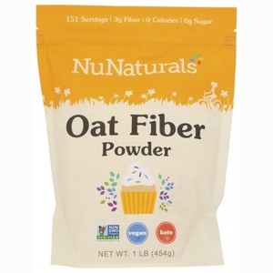 NuNaturals Oat Fiber - 1 of 2
