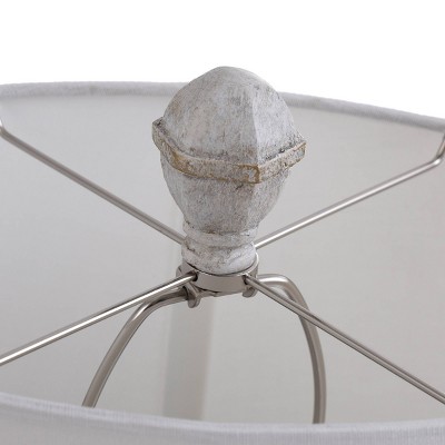 Basilica Sky 30" Table Lamp with White Hardback Shade