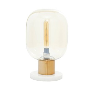 Modern Metal Table Lamp Gold - Olivia & May - 1 of 4