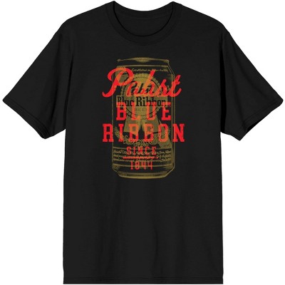 Pabst Blue Ribbon Foaming Mug And Logo Men's Black Graphic Tee-3xl : Target