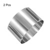 Unique Bargains Stainless Steel Round Adjustable Nonstick Cake Ring 2 Pcs - 3 of 4