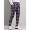 Lars Amadeus Men's Plaid Flat Front Business Dress Suit Pants - 2 of 4