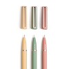 U Brands 3ct Soft Touch Felt Tip Pens - Rose Gold Accents