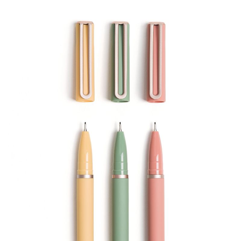 U Brands 3ct Soft Touch Felt Tip Pens - Rose Gold Accents, 4 of 8