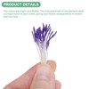 Unique Bargains DIY Crafts Wedding Floral Picks Artificial Flower Stamen Kit 100 Pcs - 2 of 4