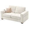 JUJABU 70 Inch Loveseat Sofa with Charging Port, Side Pocket and Removable Medium Firm Cushion, Breathable Chenille Fabric - 2 of 4