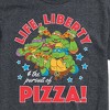 Men's - Teenage Mutant Ninja Turtles - Life Liberty Pursuit Of Pizza Short Sleeve Graphic T-Shirt - 2 of 4