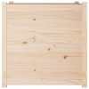 vidaXL Square Garden Planter - Solid Pinewood Flower Box - Ideal for Plants, Vegetables, Herbs and Flowers - Suitable for Garden, Patio, Balcony Decor - 4 of 4