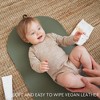 Beautiful Vegan Leather Baby Diaper Changing Mat - Soft, Wipeable, Lightweight, Foldable Pad for Travel or Home - Fits Any Diaper Bag - 3 of 4