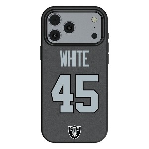 NFL Las Vegas Raiders Players Game Tactic MagSafe Compatible Cell Phone Case for Apple iPhone 17 Series - 1 of 4