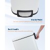 Slim Kitchen Trash Can 13 Gal, Skinny Stainless Steel Garbage Can with Removable Inner Bucket & Soft Close Lid, Narrow Trash Bin for Bathroom Office - 3 of 4