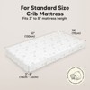 KeaBabies 2pk Soothe Fitted Crib Sheets Neutral, Organic Baby Crib Sheets, Fits Standard Nursery Baby Mattress - 3 of 4