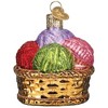 Old World Christmas Blown Glass Ornament for Christmas Tree, Basket of Yarn - 4 of 4