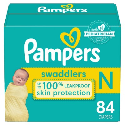 Image of Pampers Swaddlers Diapers Super Pack - Size 0 - 84ct