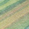 HomeRoots 3' X 5' Artichoke Green Peach And Teal Blue Striped Washable Indoor Outdoor Area Rug - 4 of 4