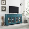 65" TV Console Table with Storage, Sideboard Cabinet with Glass Doors, Drawers & Adjustable Shelves, Buffet Table for Living Room or Entryway - 2 of 4