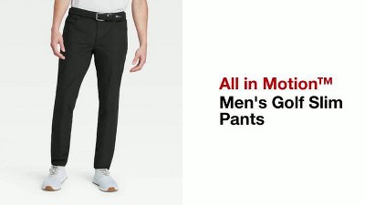 Men's Golf Slim Pants - All In Motion™ Black Onyx 36x32 : Target