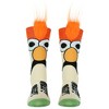 The Muppets Beaker Meep Meep Fuzzy Hair Adult Crew Socks Multicolored - 3 of 4