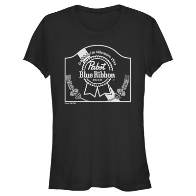 Pabst Vintage Sign White Logo T-shirt - Black - Medium : Target