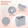 Unique Bargains Portable Makeup Bags and Organizers Encrypted Felt Purse Insert 6.7 x 3.9 x 6.3 Inch - 3 of 4
