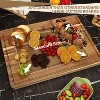 COZONY Extra Large Reversible Wood Cutting Board with Juice Groove and Handles - 4 of 4