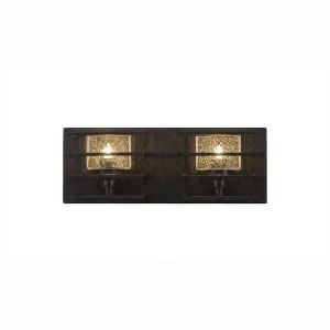 Toltec Lighting Sky Loft 2 - Light Vanity in  Dark Granite - 1 of 1