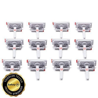 Safety 1st Adhesive Cabinet Latch For Childproofing - 12pk