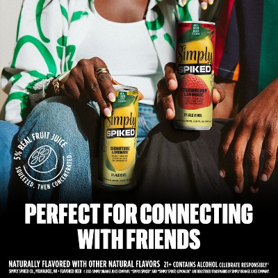 Simply Spiked Strawberry Lemonade - 24 fl oz Can
