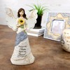 Pavilion Gift Company - Sister - 6.5" Angel Holding Sunflower - Decorative Objects - 3 of 4